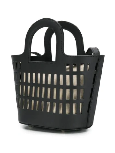 Shop Hereu Mini Shopping Bag Tote In Black