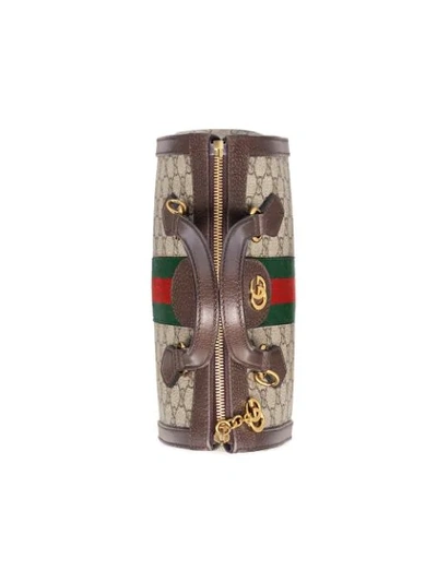 Gucci Ophidia Medium Top Handle Bag In Neutrals