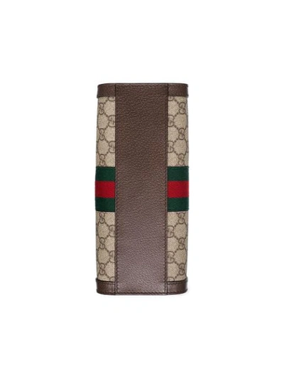 Gucci Ophidia Medium Top Handle Bag In Neutrals