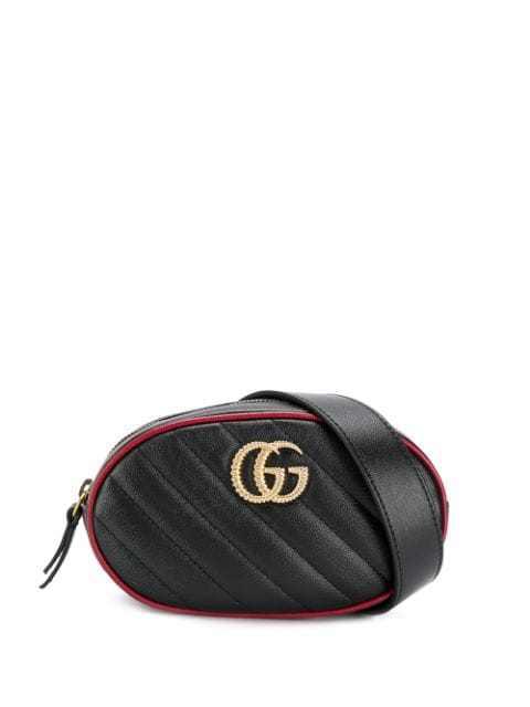 gucci marmont matelasse belt bag