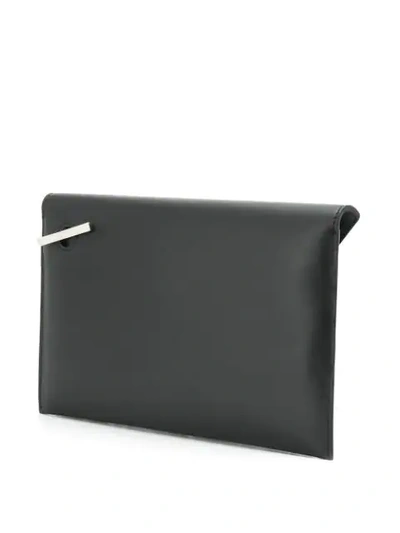 Shop Paco Rabanne Chain Strap Envelope Bag In Black