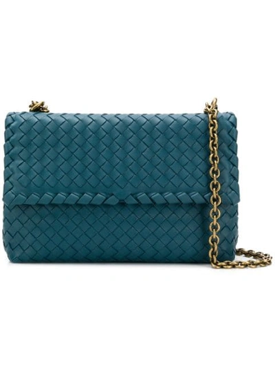 Shop Bottega Veneta Small Olimpia Bag In Blue