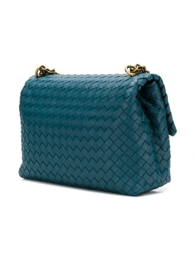 Shop Bottega Veneta Small Olimpia Bag In Blue