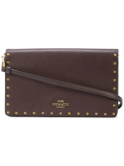 Coach slim phone crossbody with best sale rivets