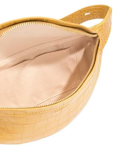 Shop Nanushka Croco-embossed Belt Bag - Brown
