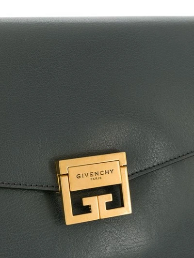 Shop Givenchy Medium Gv3 Shoulder Bag In 063 Grey Blue