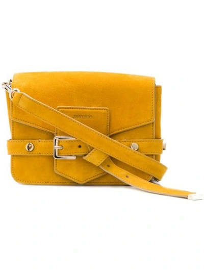 Shop Jimmy Choo Lexie/s Crossbody Bag - Yellow