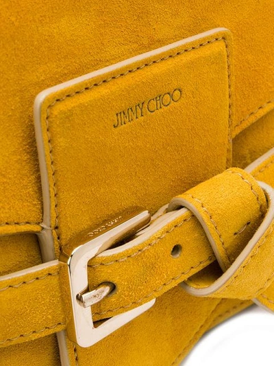 Shop Jimmy Choo Lexie/s Crossbody Bag - Yellow