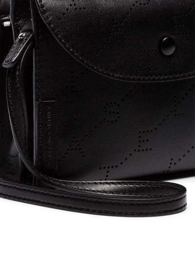 Shop Stella Mccartney Monogram Utility Belt Bag In Black