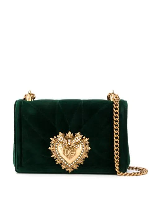 green velvet handbag