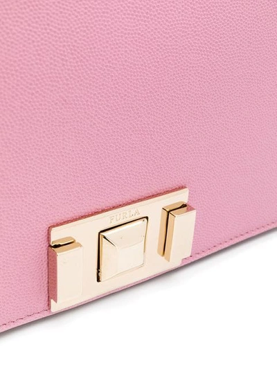 Shop Furla Chain Strap Shoulder Bag In Pink