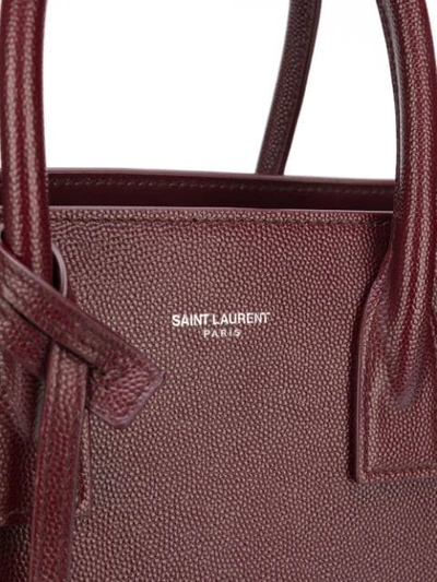 Shop Saint Laurent Kleine 'sac De Jour' Handtasche In Red