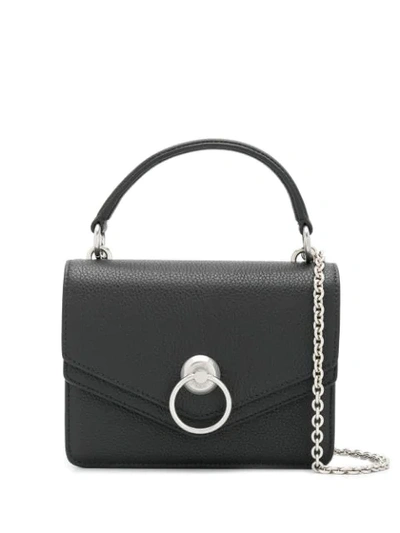 Shop Mulberry Small Harlow Satchel In Black