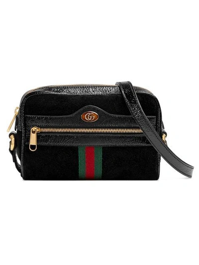 Shop Gucci Ophidia Mini Bag In Black