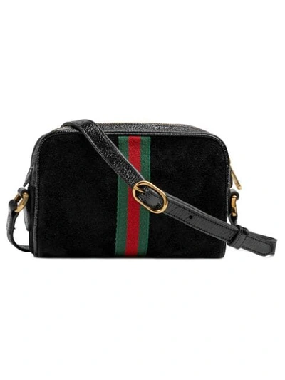 Shop Gucci Ophidia Mini Bag In Black