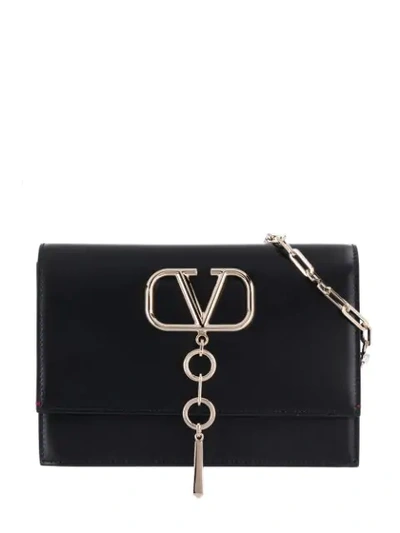 Shop Valentino Vcase Box Bag In Black