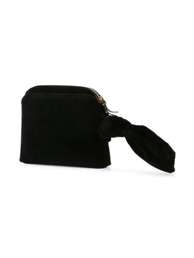 Shop The Row Velvet Mini Bag - Black