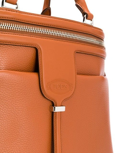 Shop Tod's Joy Tote Bag In Brown