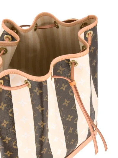 Pre-owned Louis Vuitton  Noe Drawstring Monogram Shoulder Bag In Brown