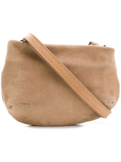 Shop Marsèll Asymmetric Shoulder Bag - Neutrals