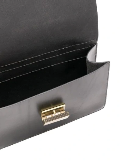 Shop Ally Capellino Flap Shoulder Bag In Black