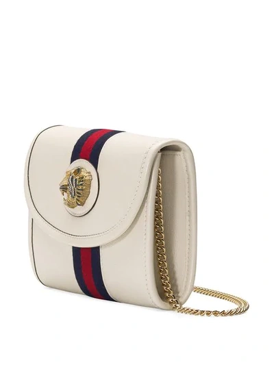 Shop Gucci Rajah Mini Bag In White