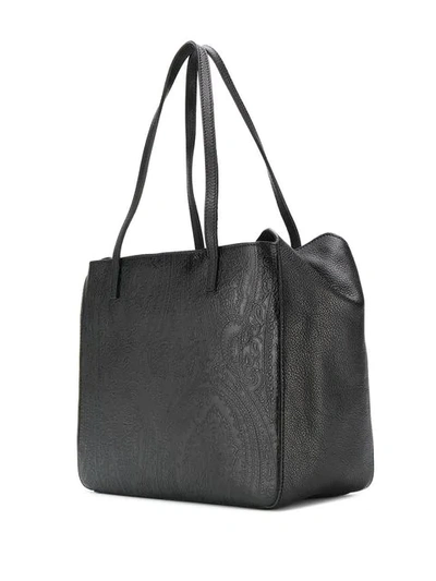 Shop Etro Tassel Detail Tote Bag - Black
