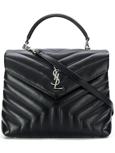 Shop Saint Laurent Lou Lou Shoulder Bag - Black