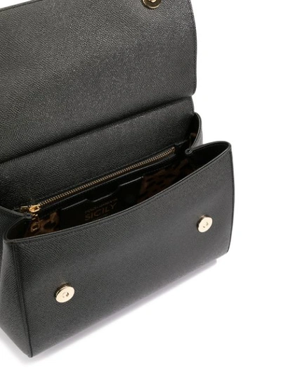 Shop Dolce & Gabbana Top Handle Shoulder Bag In Black