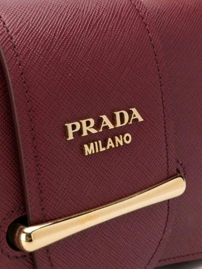 Shop Prada Sidonie Shoulder Bag - Red
