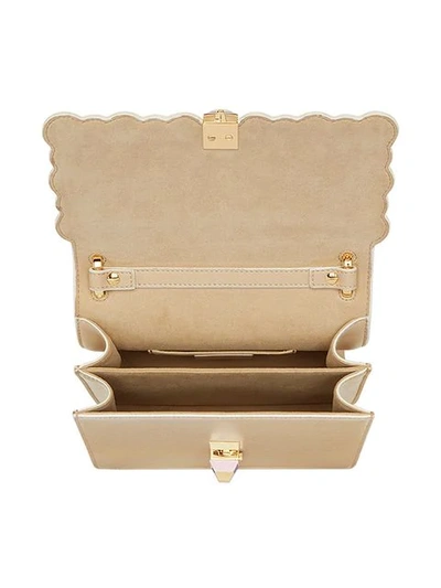 Shop Fendi Kan I Shoulder Bag - Neutrals