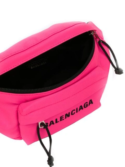 Shop Balenciaga Everyday Belt Bag In Pink