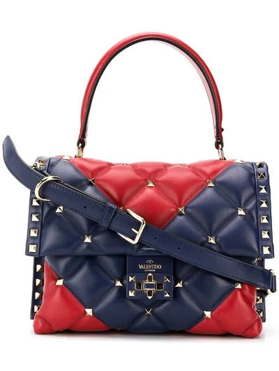 Shop Valentino Garavani Candystud Bag In Red