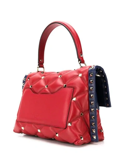 Shop Valentino Garavani Candystud Bag In Red