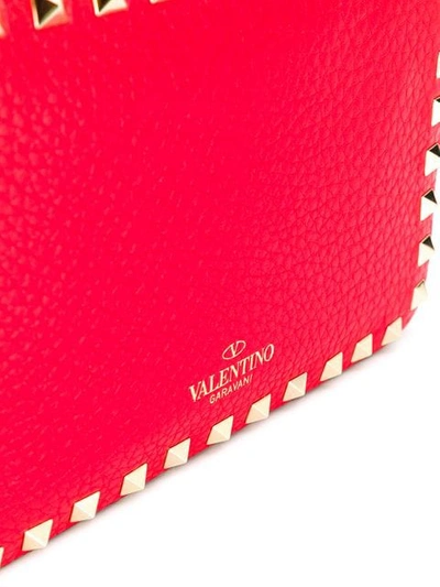 Shop Valentino Rockstud Crossbody Bag In Red