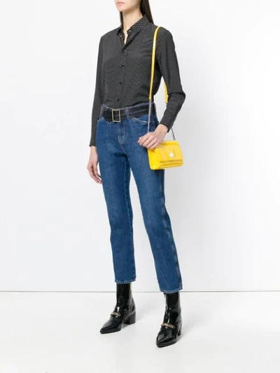 Shop Dsquared2 Disco Crossbody Bag - Yellow