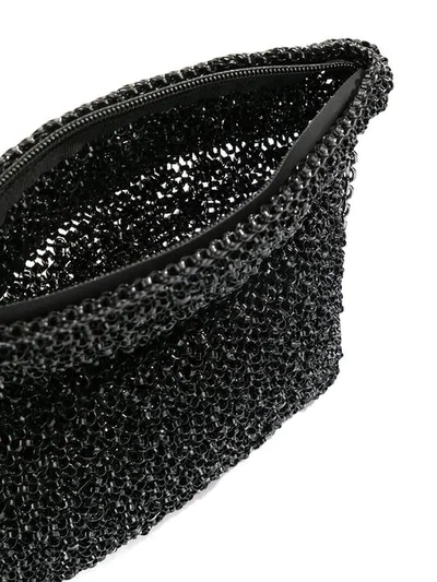 Shop Anteprima Rinascere Wirebag Clutch In Black