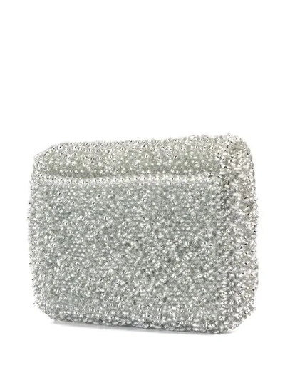 Shop Anteprima Lucchetto Small Crossbody Bag In Silver