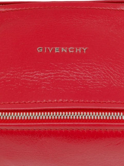 Shop Givenchy 4g Mini Pandora Crossbody Bag In Red