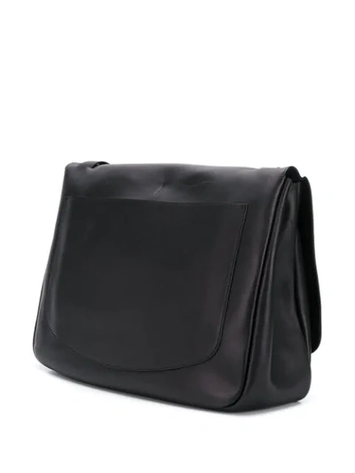 Shop The Row Large Mail Shoulder Bag In Black