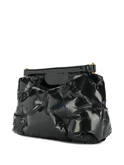 Shop Maison Margiela Padded Shoulder Bag In Black
