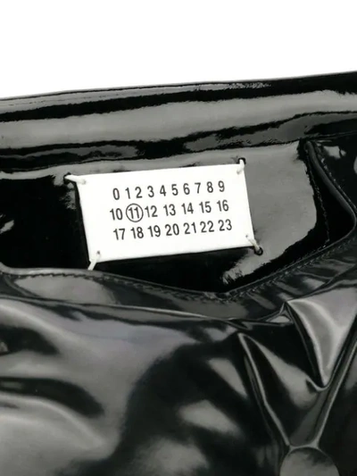 Shop Maison Margiela Padded Shoulder Bag In Black