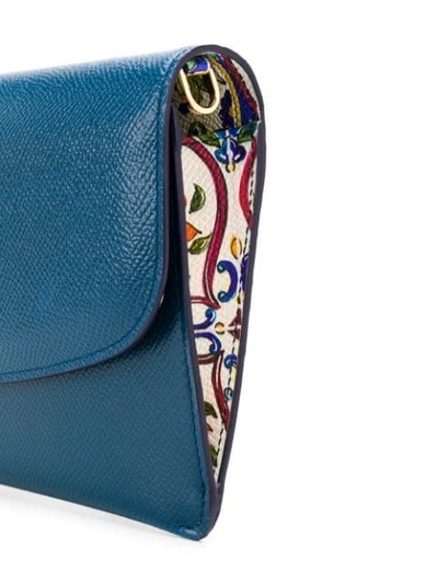 Shop Dolce & Gabbana Kleine Umhängetasche In Blue