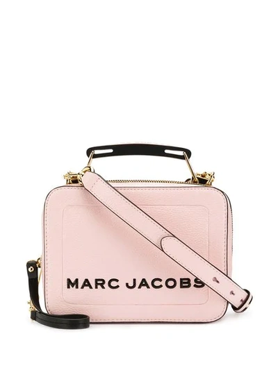 Shop Marc Jacobs The Box 20 Shoulder Bag In Pink