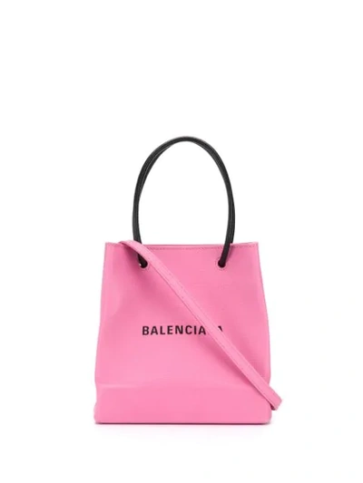 Shop Balenciaga Everyday Xxs Shopping Tote In Pink