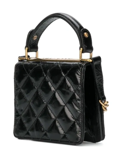 Pre-owned Chanel Mini Shoulder Bag In Black