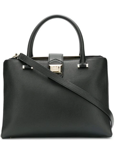 Shop Jimmy Choo Marianne Satchel In Black