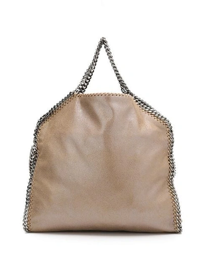 Shop Stella Mccartney Falabella Tote In Neutrals