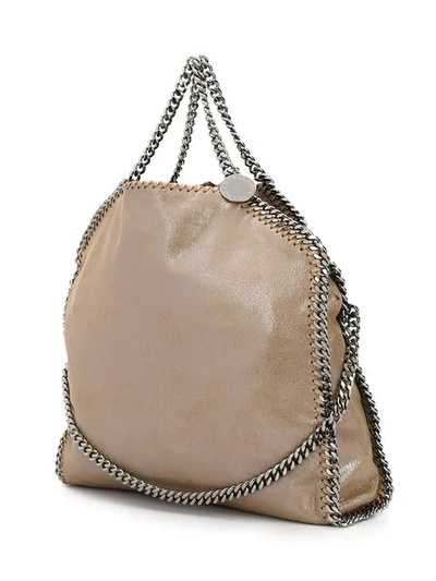 Shop Stella Mccartney Falabella Tote In Neutrals