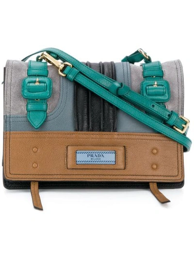 Shop Prada 'etiquette' Schultertasche In Multicolour